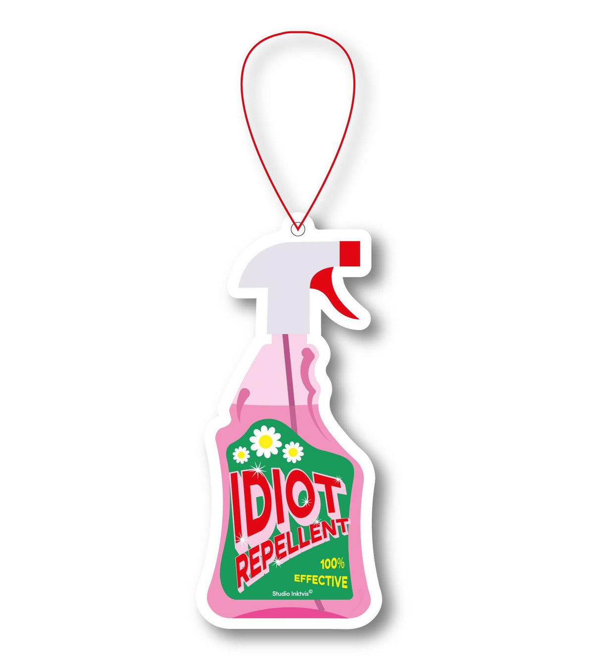 Idiot Repellent Geurhanger – Sakura-Geurhanger-Txt-Studio Inktvis
