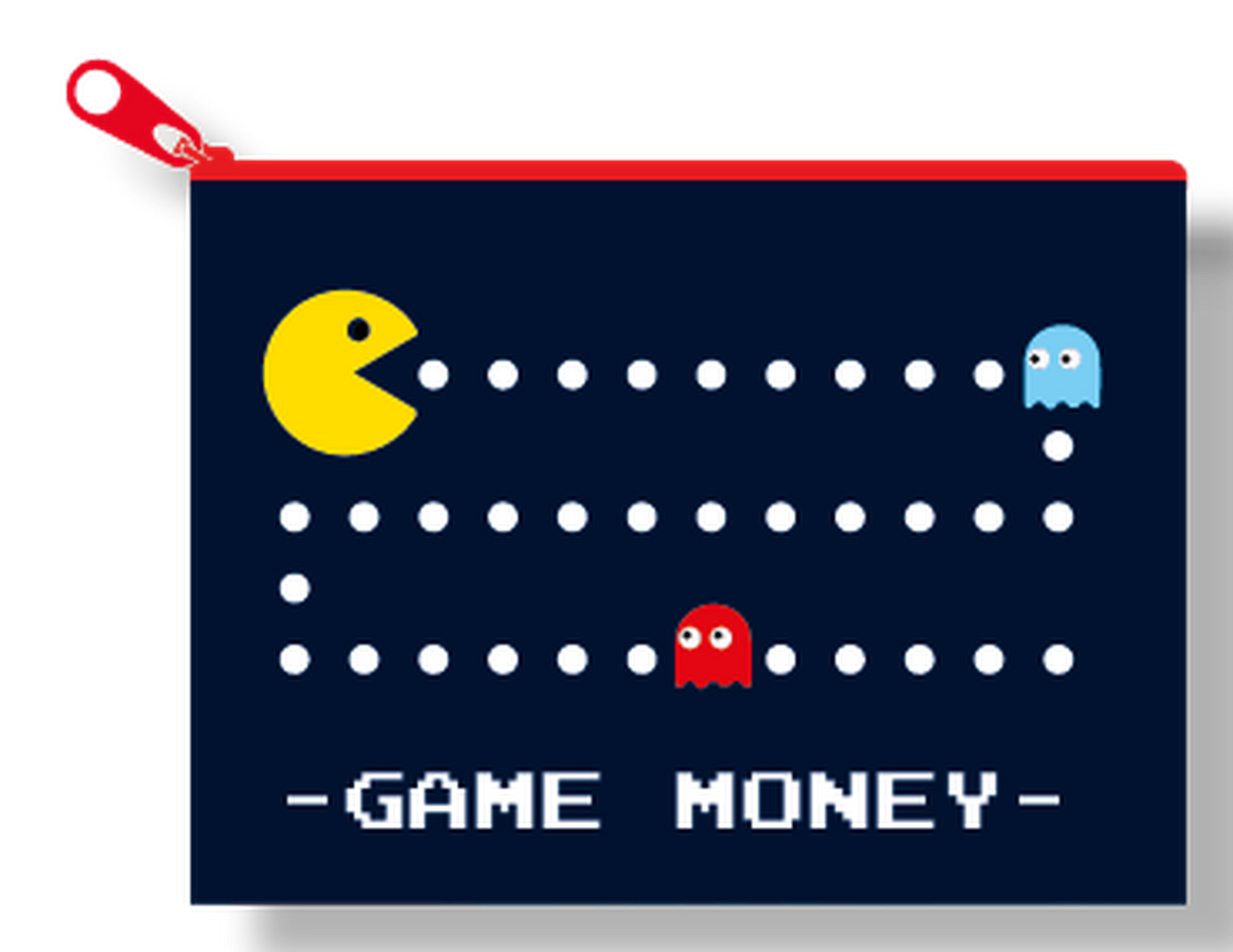 Mini portemonnee Pac Man game money van gerecycled plastic-Portemonnee-Hip-Studio Inktvis