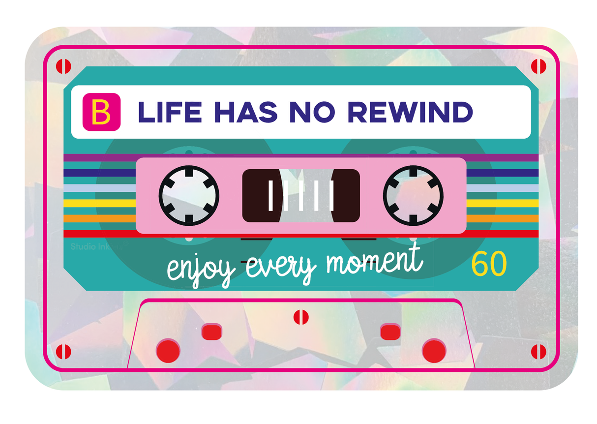 Raamsticker Regenboog maker Cassette tape-Regenboog makers-Fun-Studio Inktvis