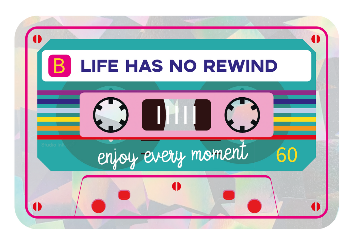 Raamsticker Regenboog maker Cassette tape-Regenboog makers-Fun-Studio Inktvis