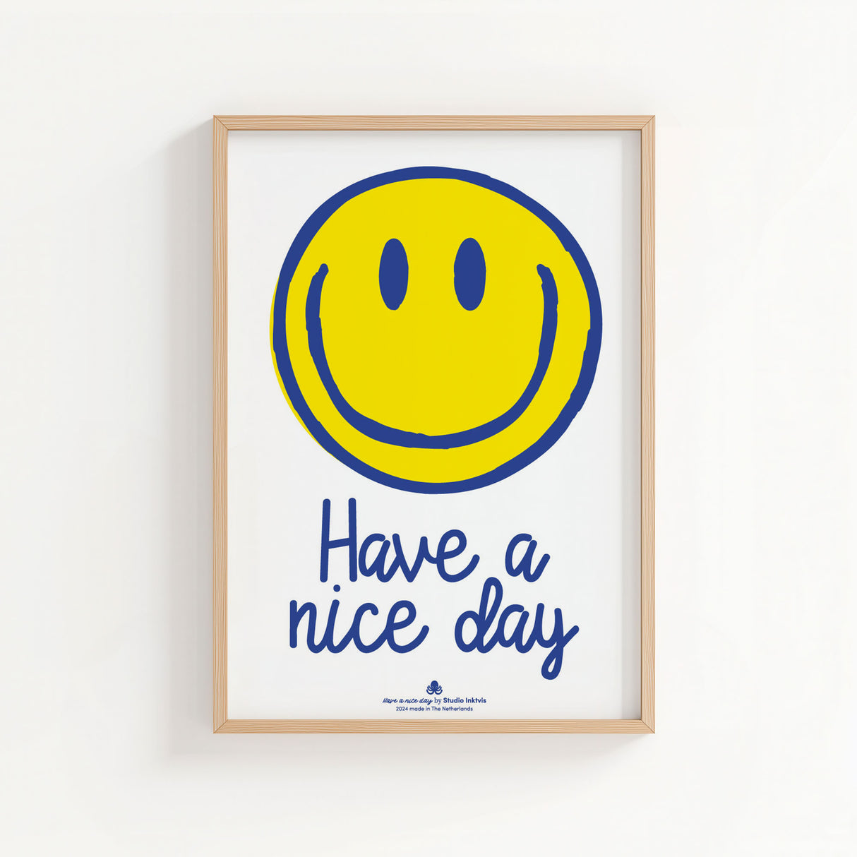 Riso poster A3 Smiley have a nice day