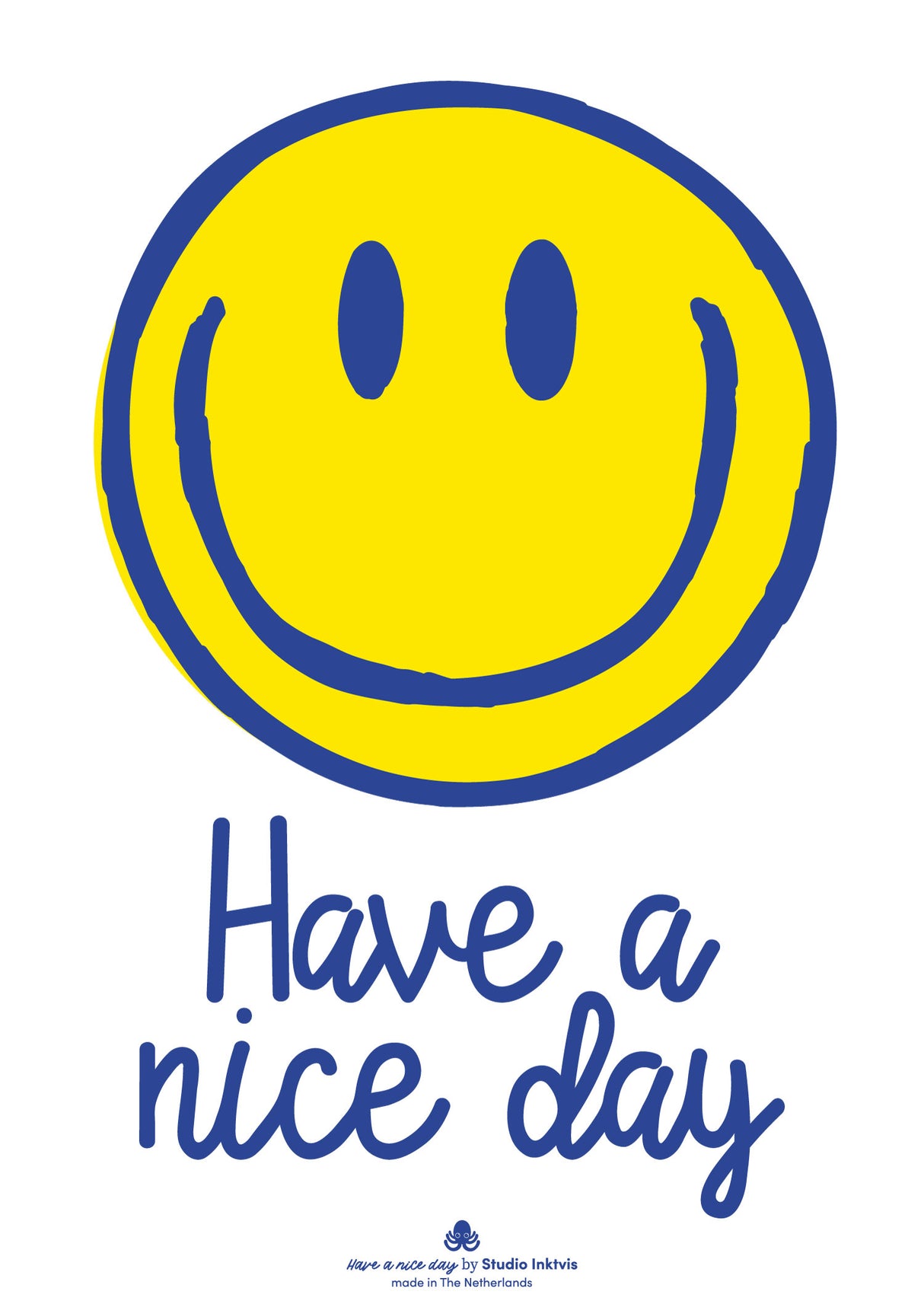 Riso poster A3 Smiley have a nice day