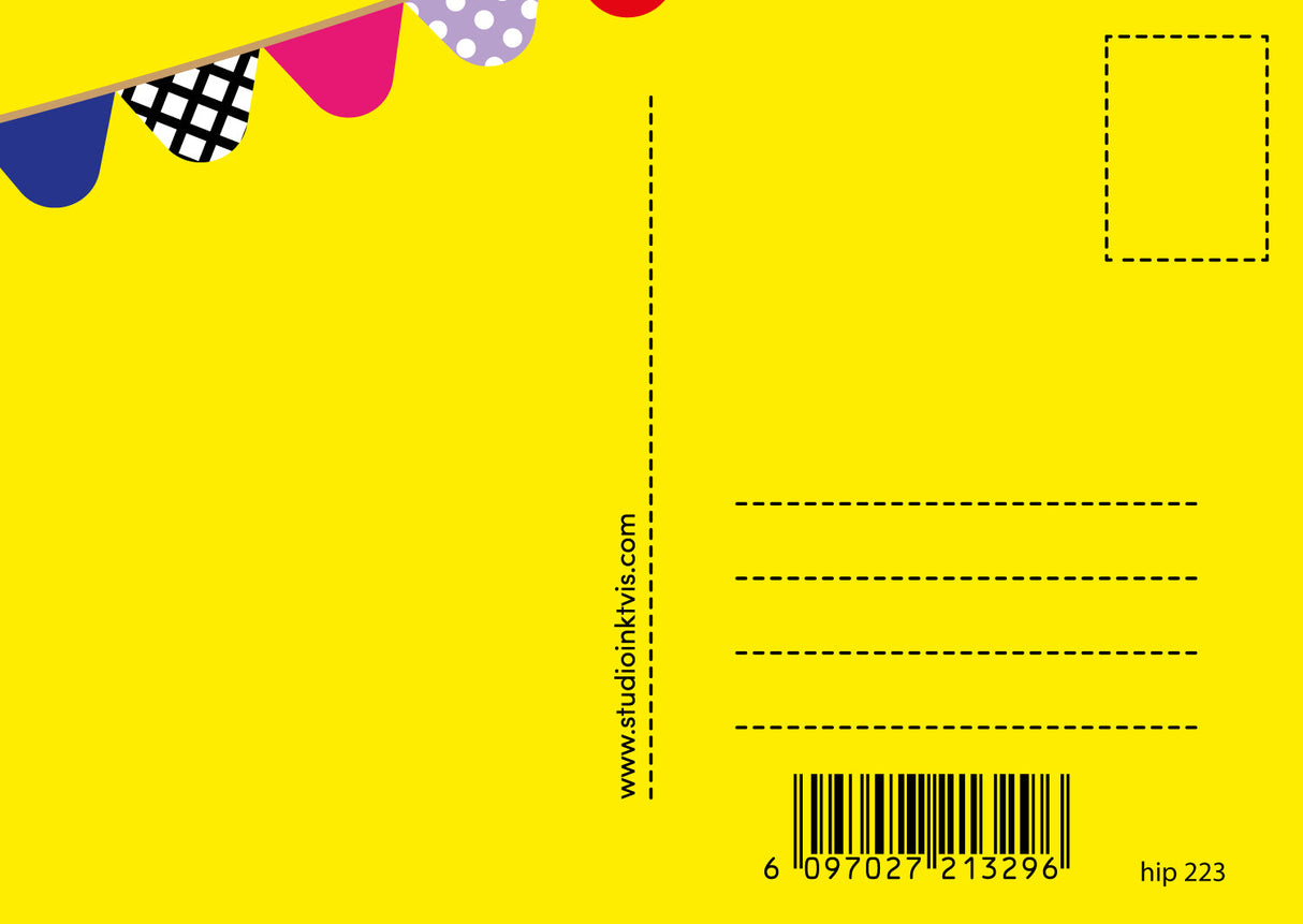 Capy Birthday Capybara-Ansichtkaarten-Hip-Studio Inktvis