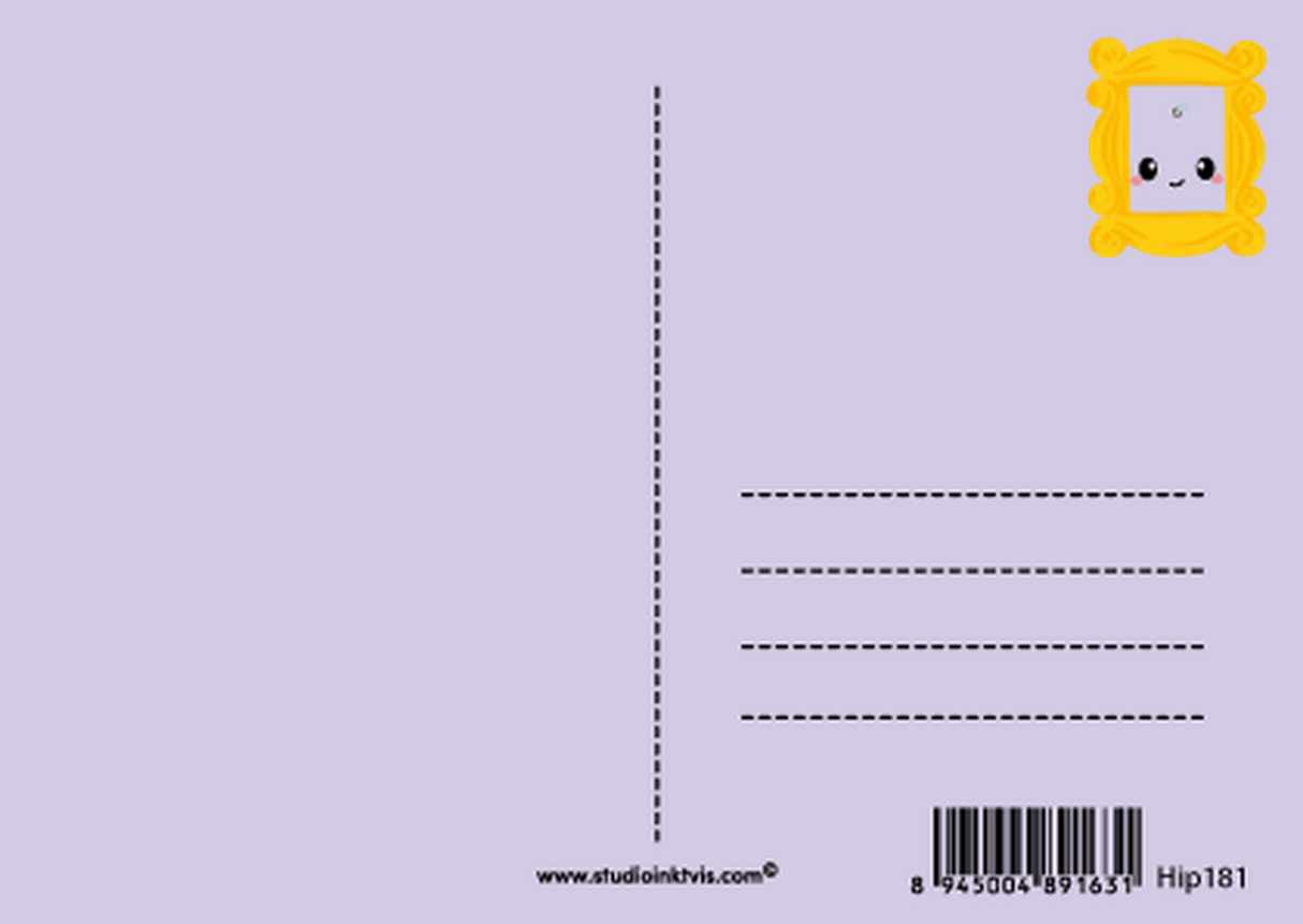 Friends tv serie-Ansichtkaarten-Studio Inktvis-Studio Inktvis