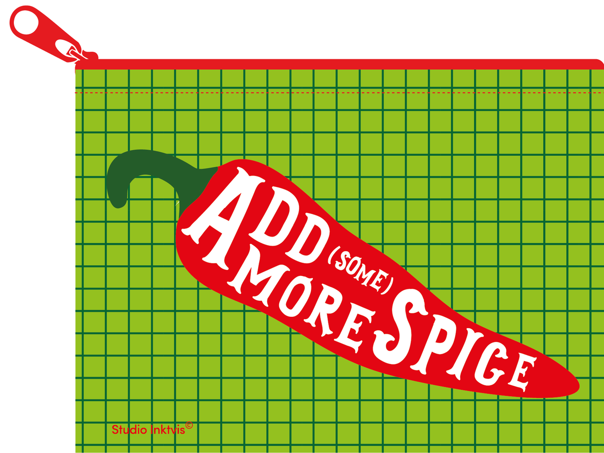 Mini portemonnee Coin purse Add some spice! van gerecycled plastic-Portemonnee-Fun-Studio Inktvis