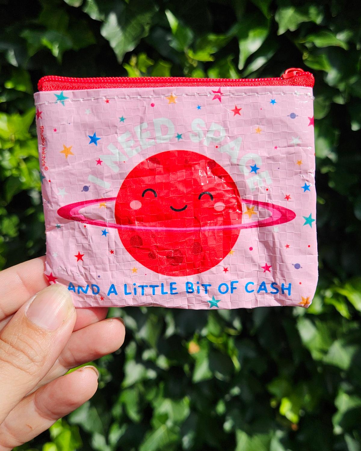 Mini portemonnee I need space van gerecycled plastic-Portemonnee-Hip-Studio Inktvis