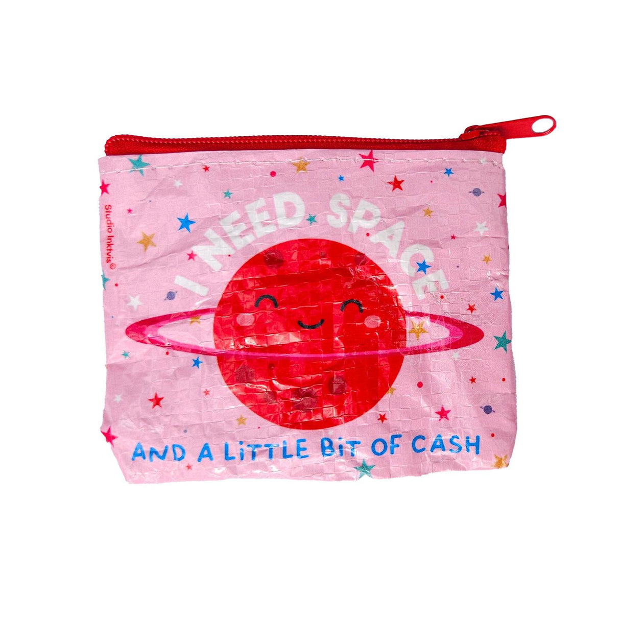 Mini portemonnee I need space van gerecycled plastic-Portemonnee-Hip-Studio Inktvis