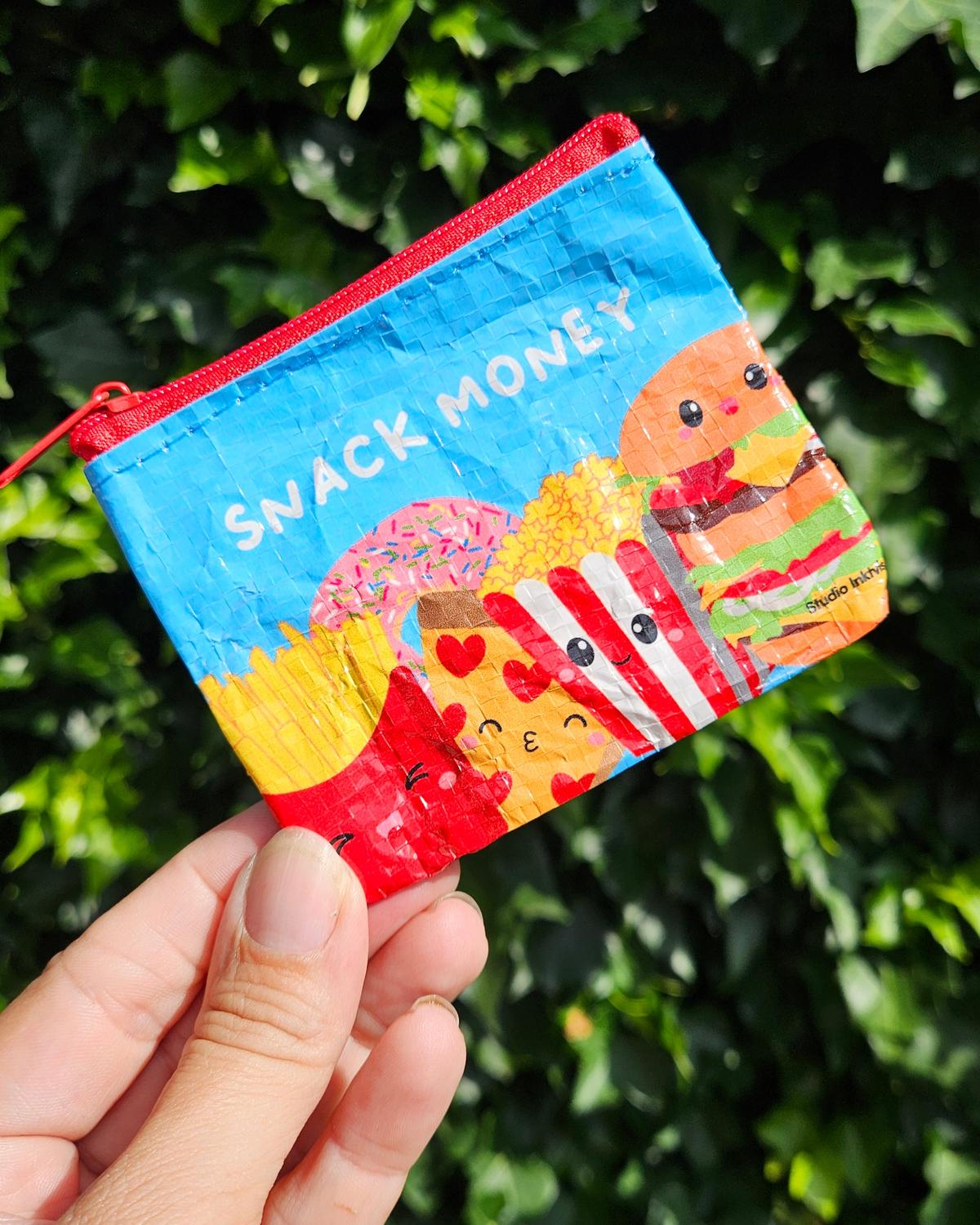 Mini portemonnee Snack money van gerecycled plastic-Portemonnee-Hip-Studio Inktvis