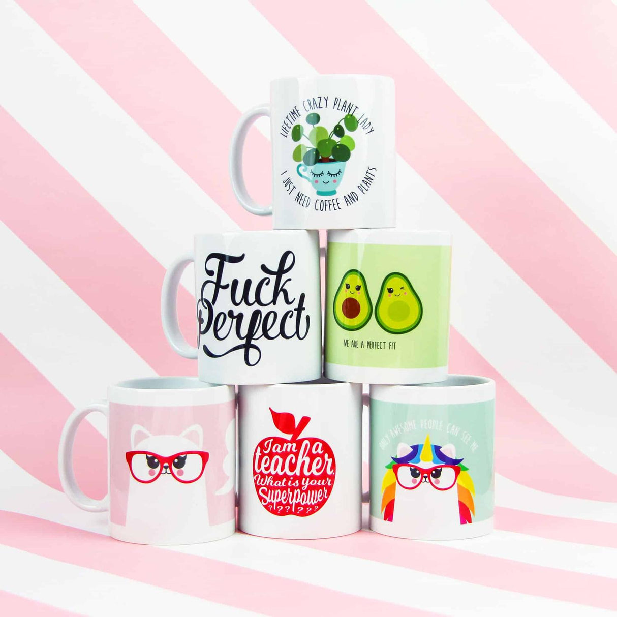 Mok I am a Teacher rood-Studio Inktvis-Studio Inktvis