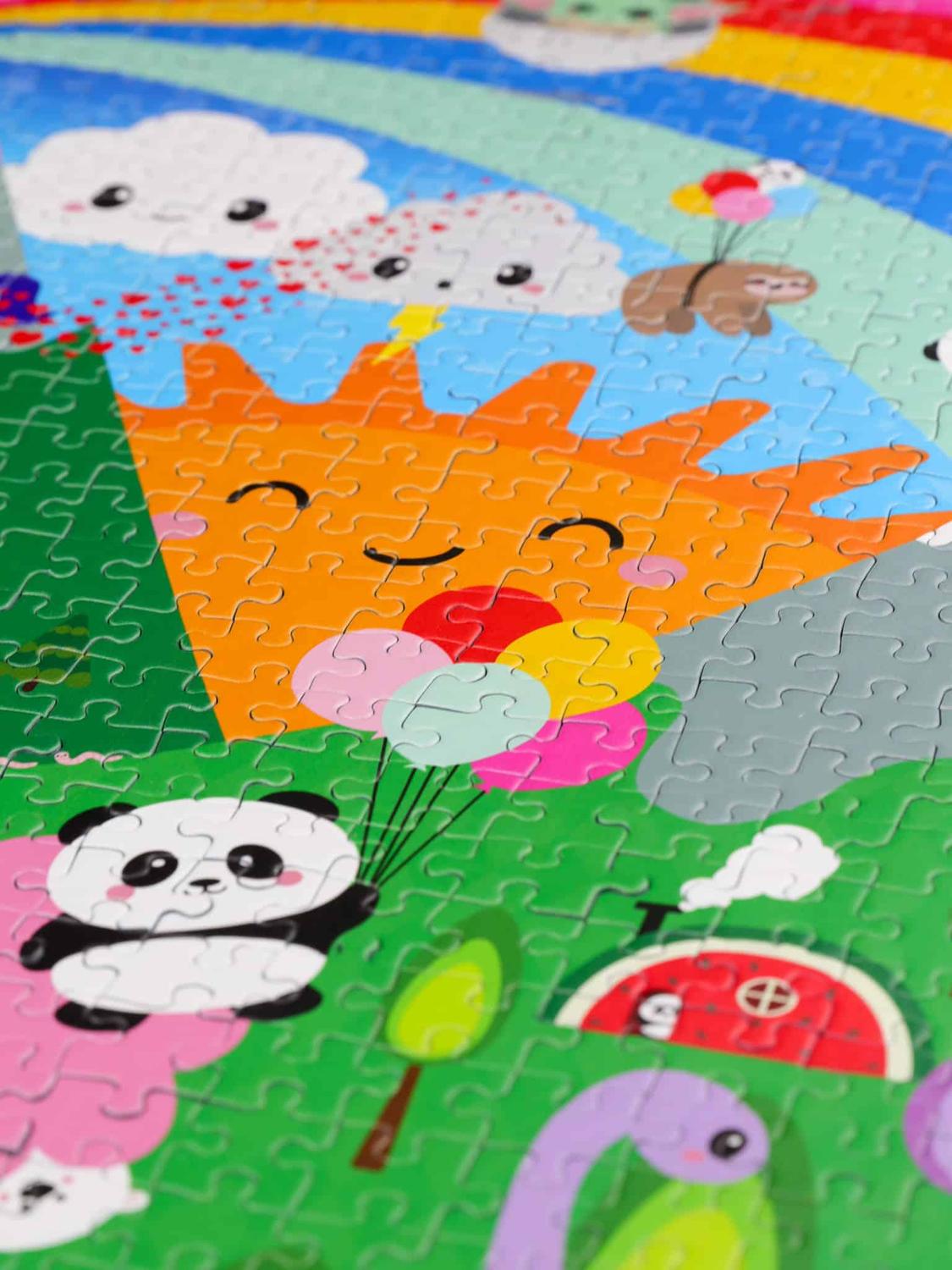 Puzzel Kawaii Landschap - Legpuzzel 1000 stukjes-Studio Inktvis-Studio Inktvis