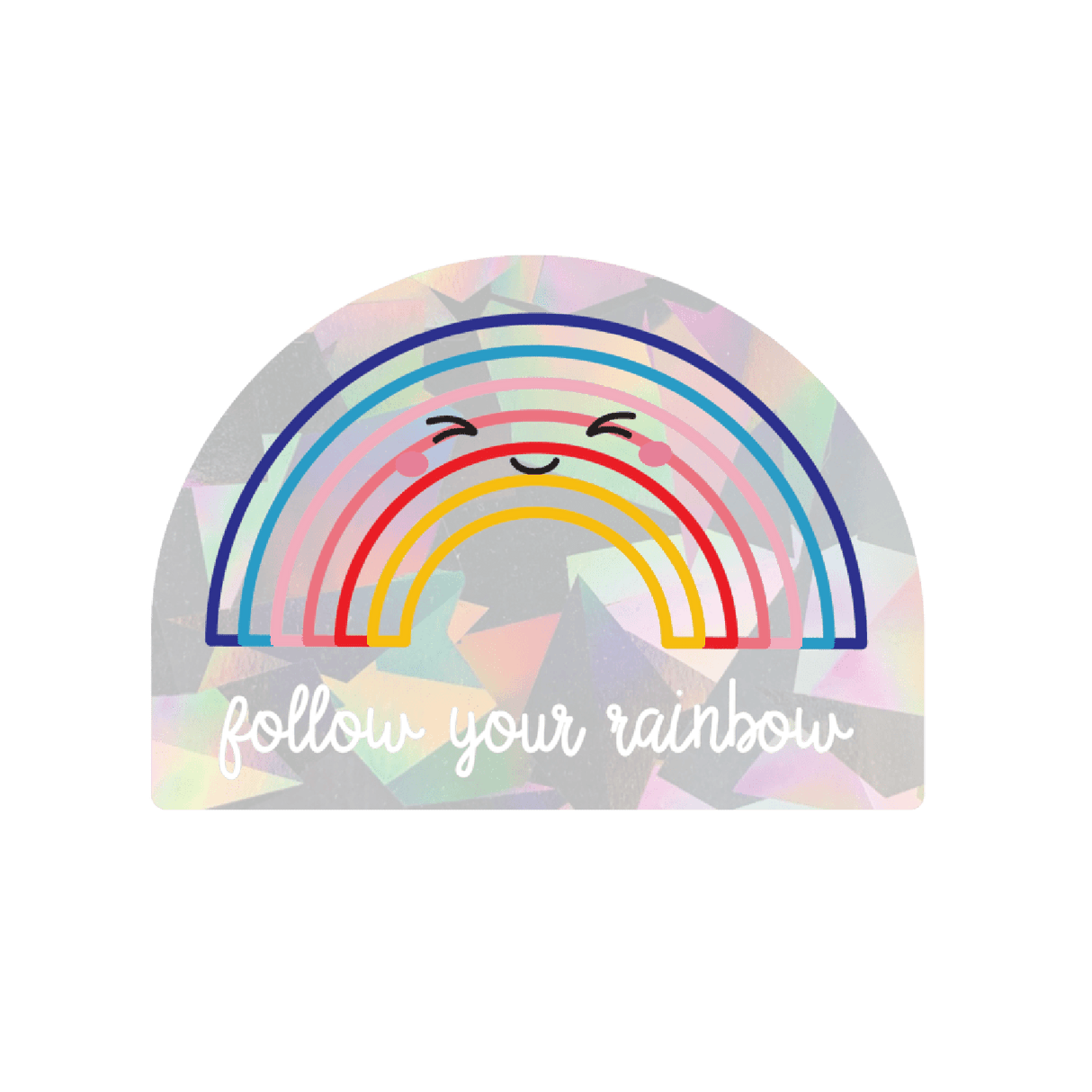 Raamsticker Regenboog-Studio Inktvis-Studio Inktvis