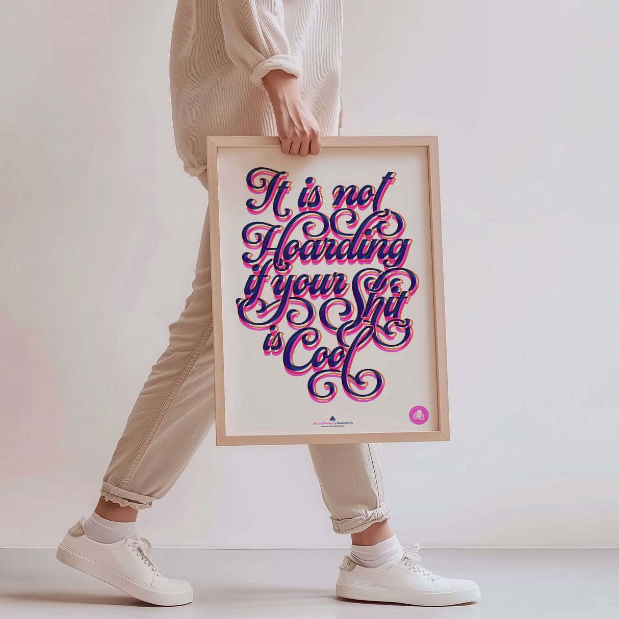 Riso poster It is not Hoarding if your Shit is Cool