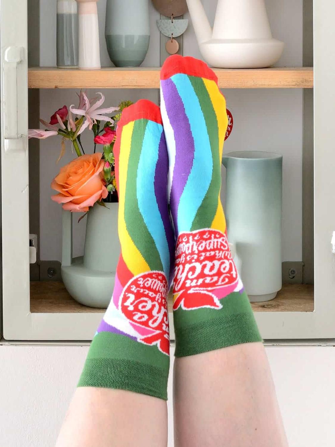 Sokken Teacher 37-41-Studio Inktvis-Studio Inktvis