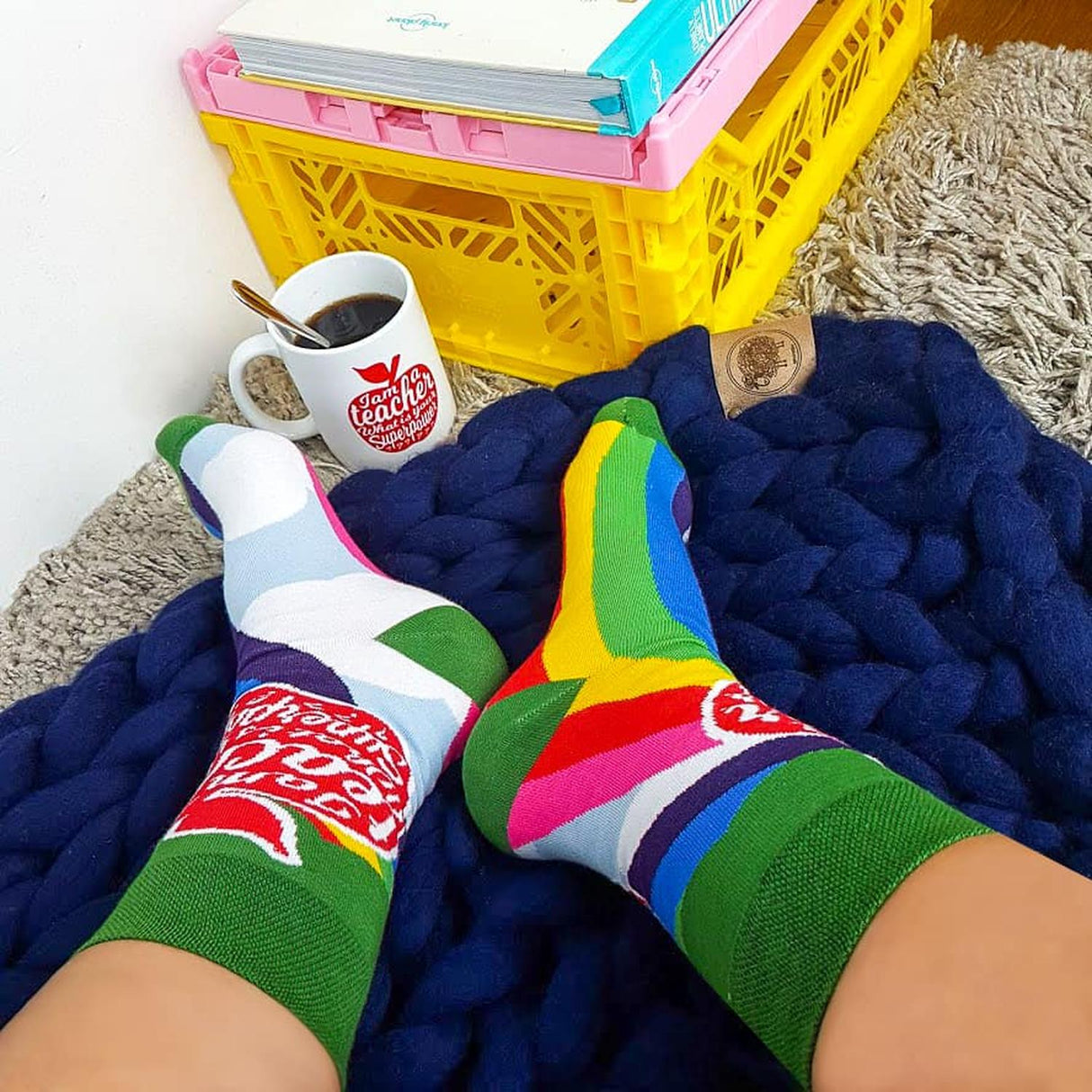 Sokken Teacher 37-41-Studio Inktvis-Studio Inktvis