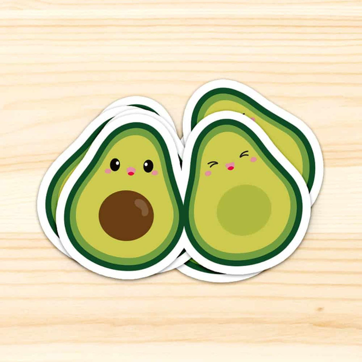 Sticker Avocado duo-Stickers-Studio Inktvis-Studio Inktvis