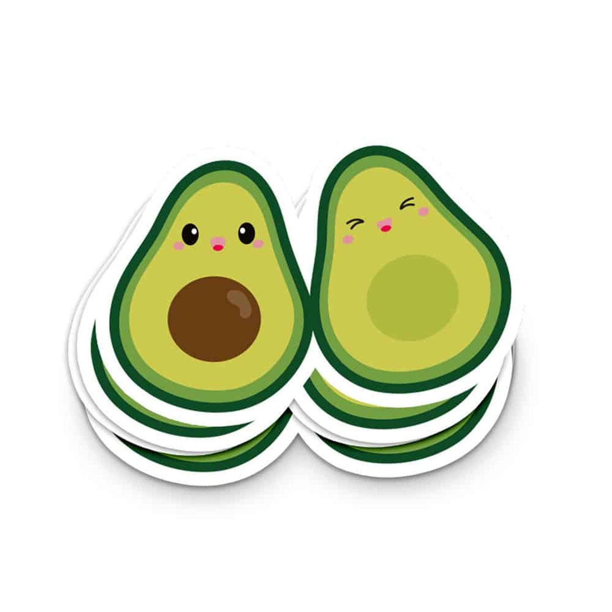 Sticker Avocado duo-Stickers-Studio Inktvis-Studio Inktvis