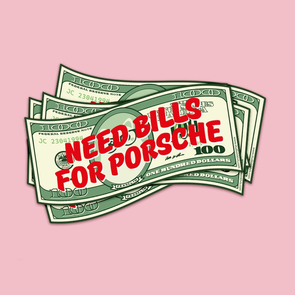 Sticker I need bills for my Porsche-Stickers-Studio Inktvis-Studio Inktvis