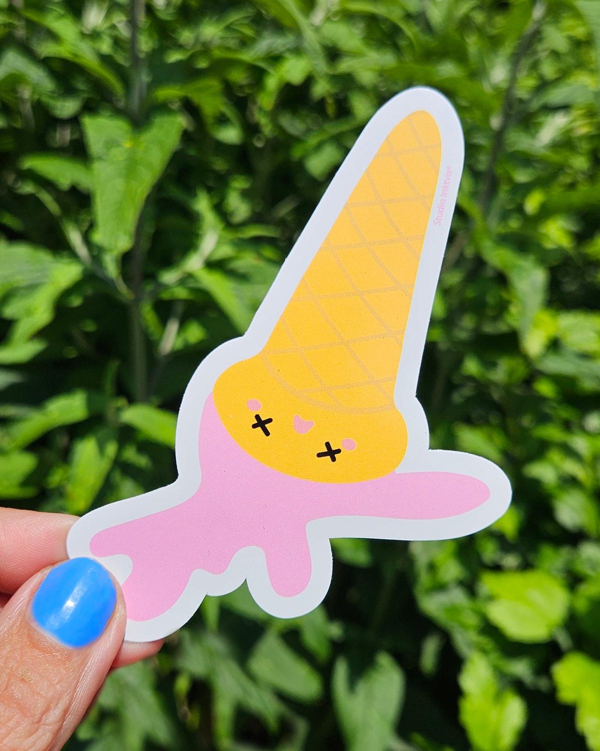 Sticker Ice Cream-Stickers-Studio Inktvis-Studio Inktvis