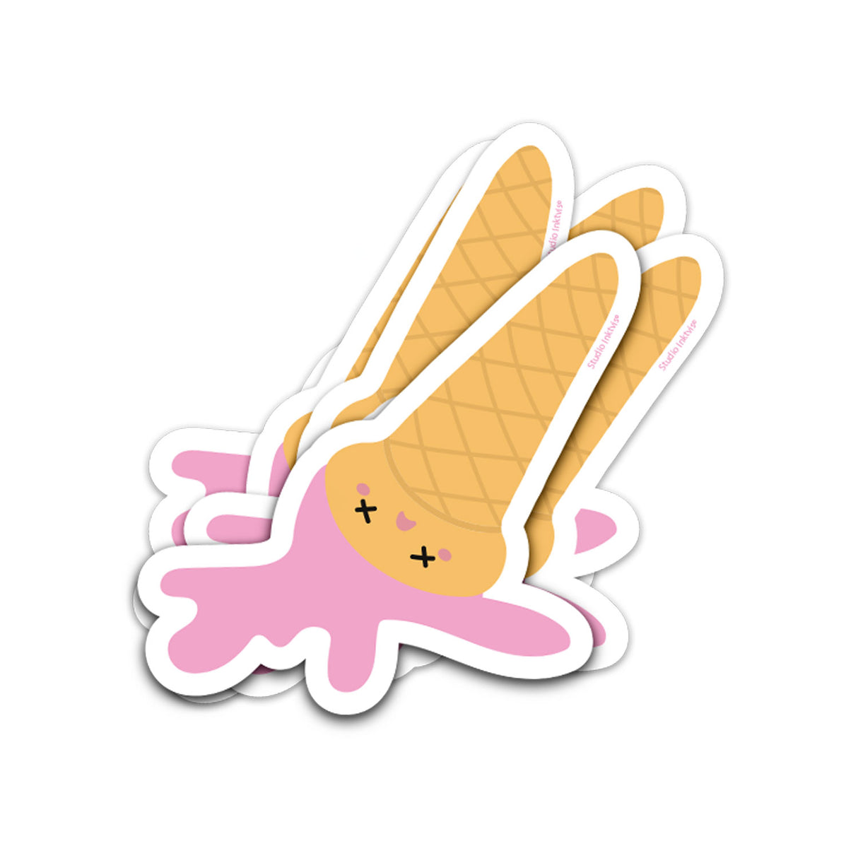 Sticker Ice Cream-Stickers-Studio Inktvis-Studio Inktvis