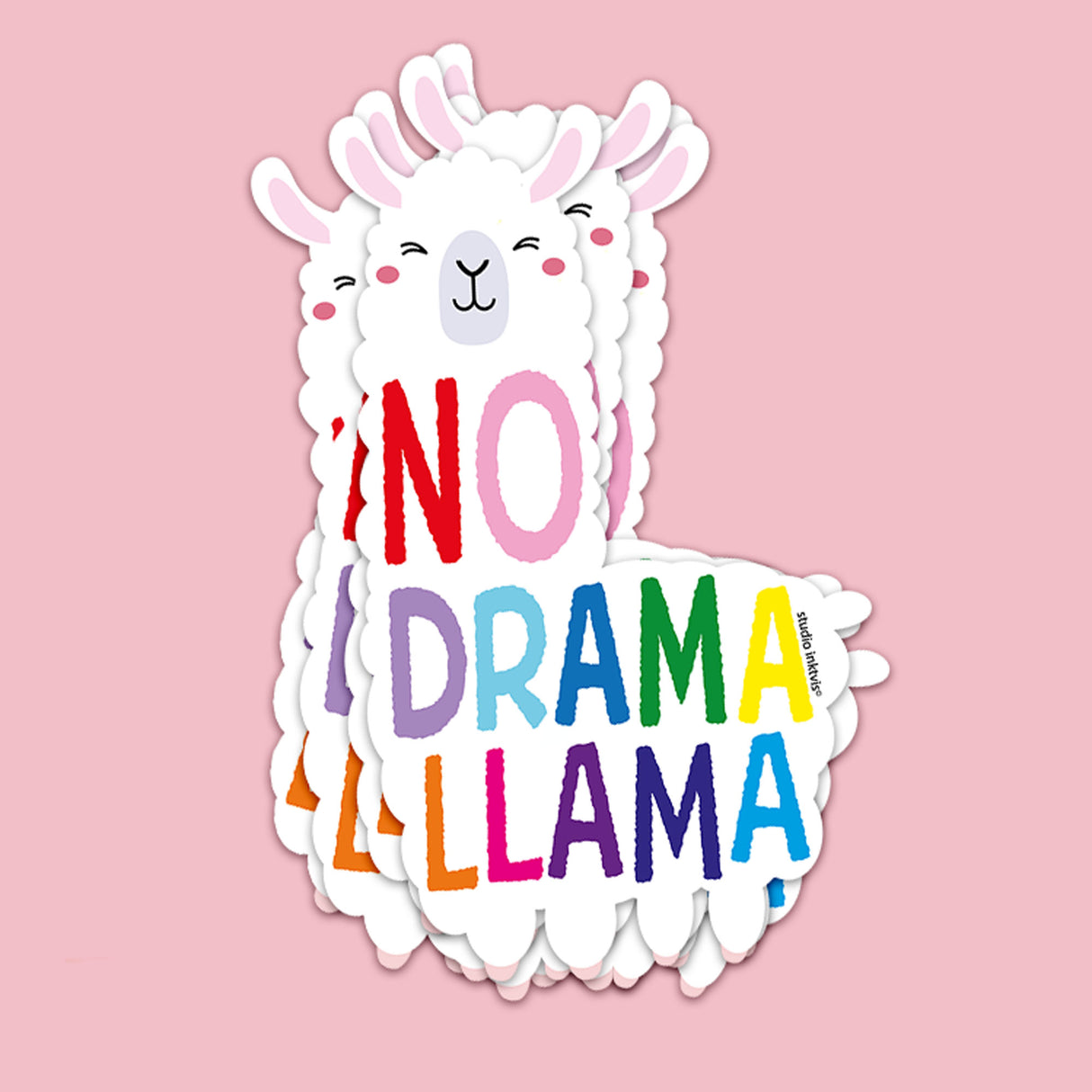 Sticker No Drama Llama-Stickers-Hip-Studio Inktvis
