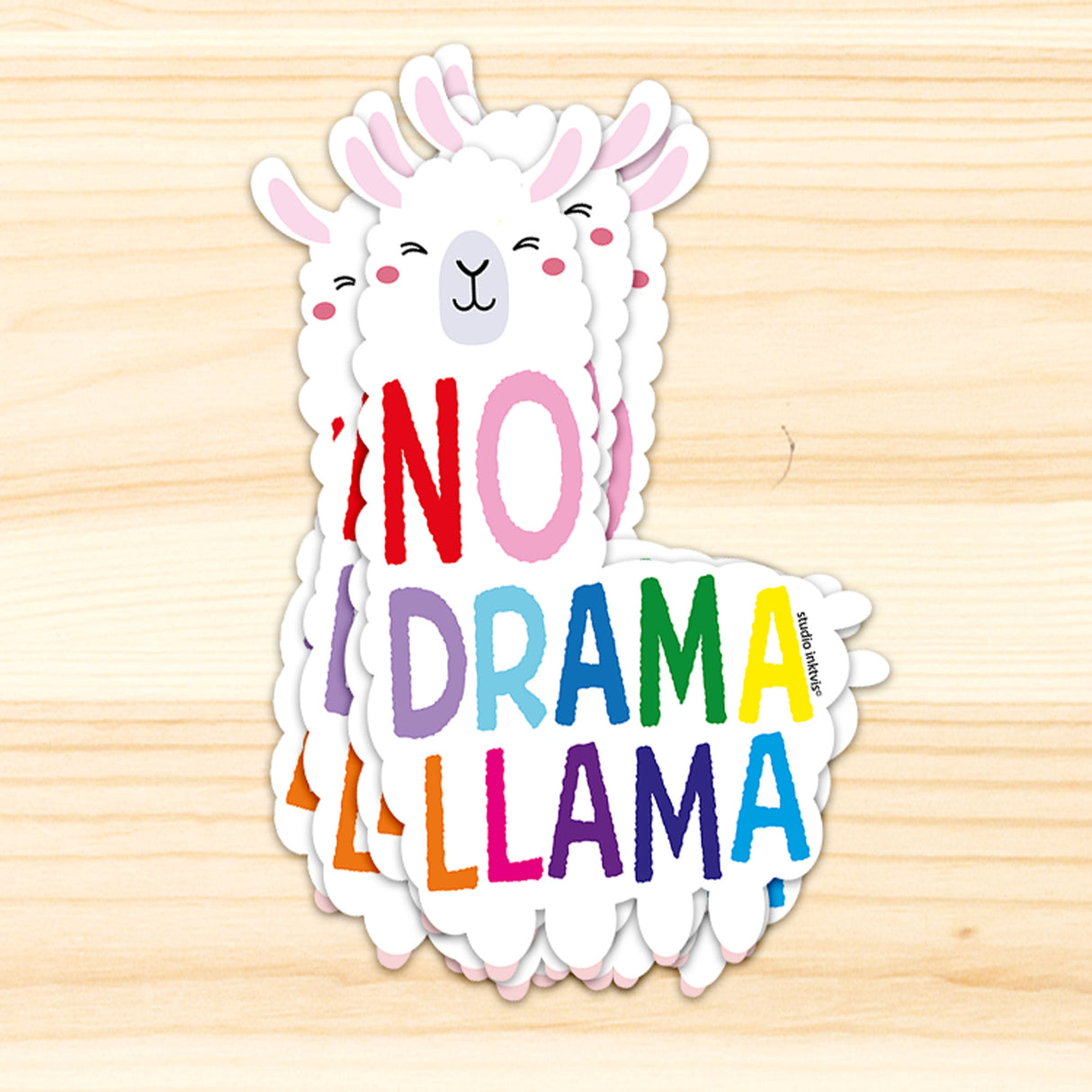 Sticker No Drama Llama-Stickers-Hip-Studio Inktvis