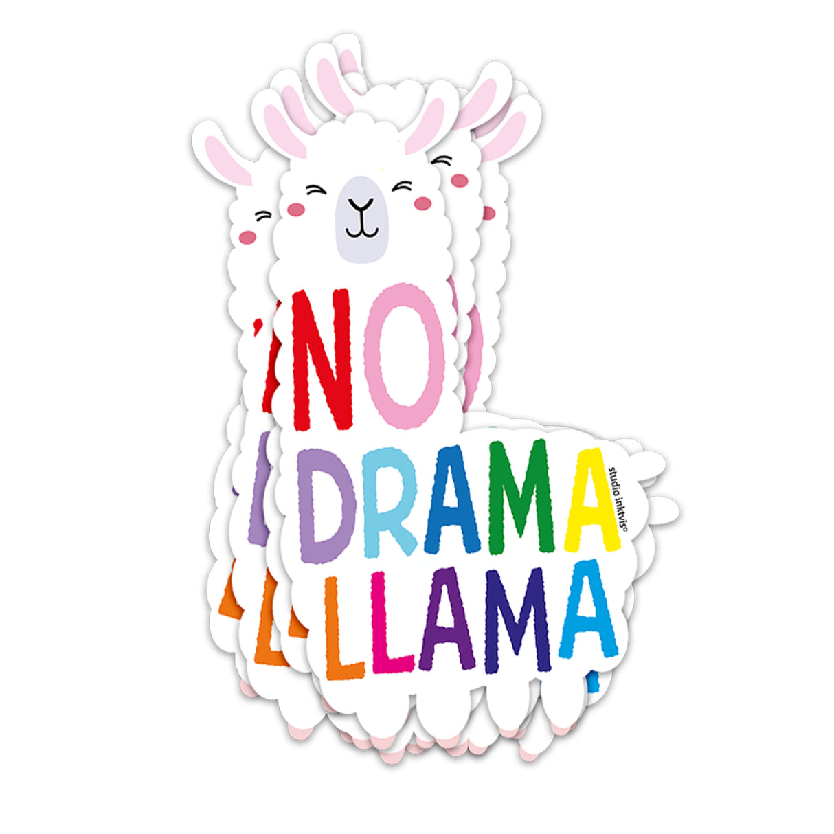Sticker No Drama Llama-Stickers-Hip-Studio Inktvis