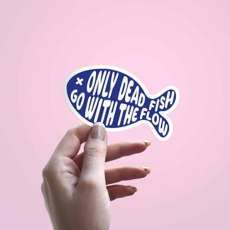 Sticker Only dead fish-Stickers-Studio Inktvis-Studio Inktvis