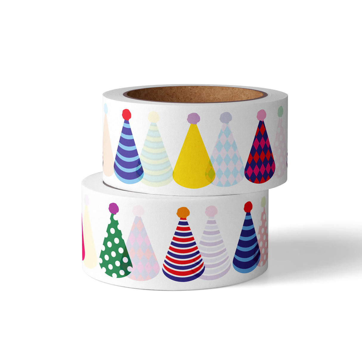 Washi Tape Party Hats