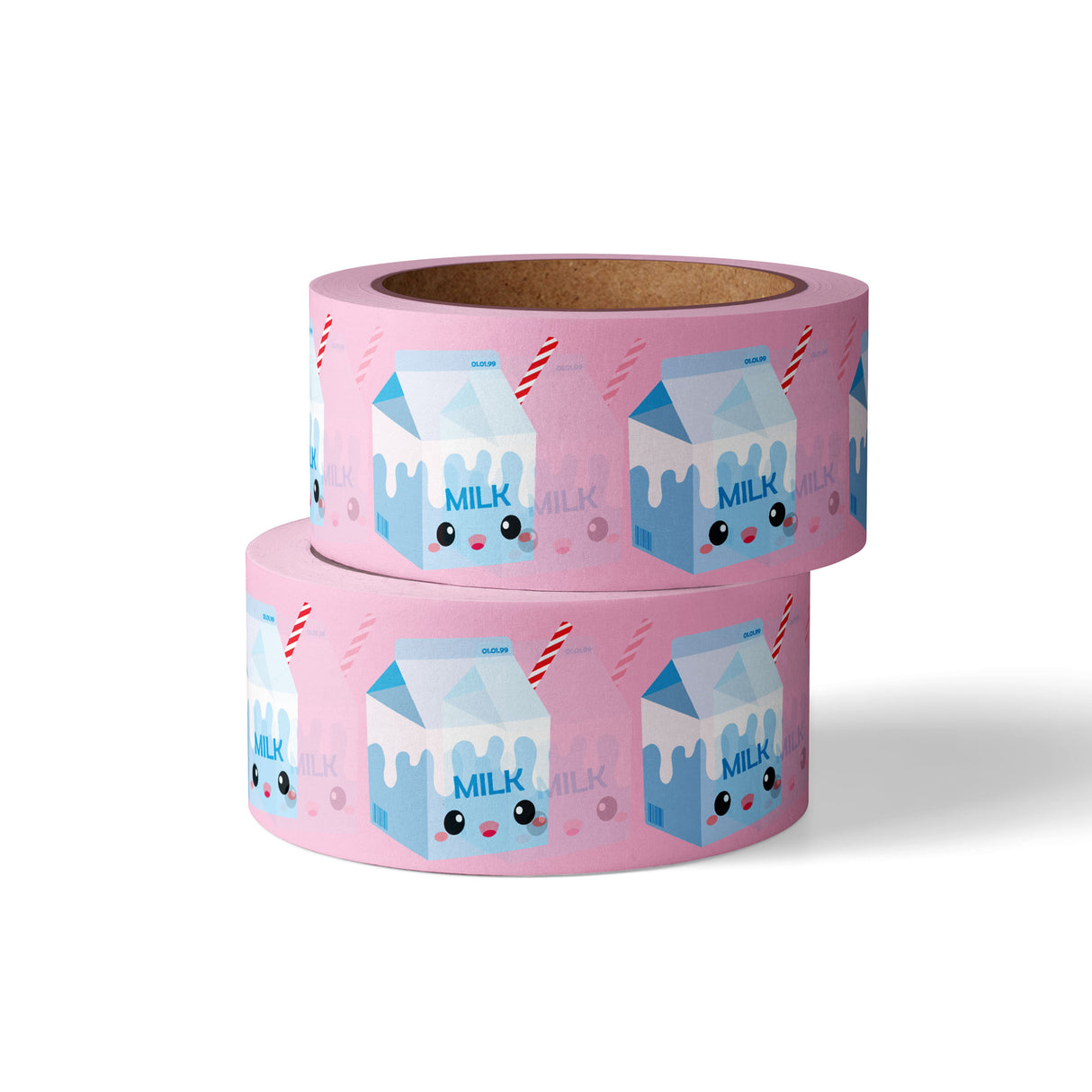 Washi tape Melk roze