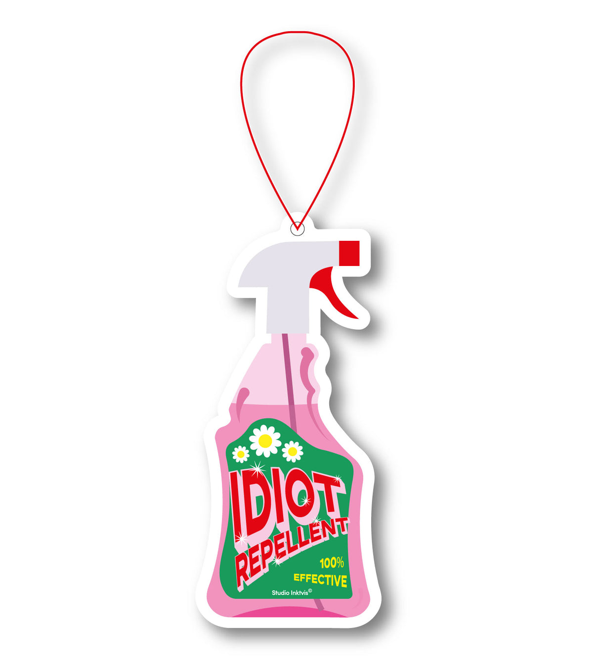 Idiot Repellent Geurhanger – Sakura-Geurhanger-Txt-Studio Inktvis