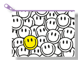 Mini portemonnee Smiley faces van gerecycled plastic-Portemonnee-Fun-Studio Inktvis