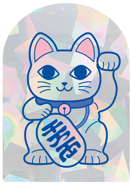 Raamsticker regenboog maker Maneki Neko-Regenboog makers-Fun-Studio Inktvis