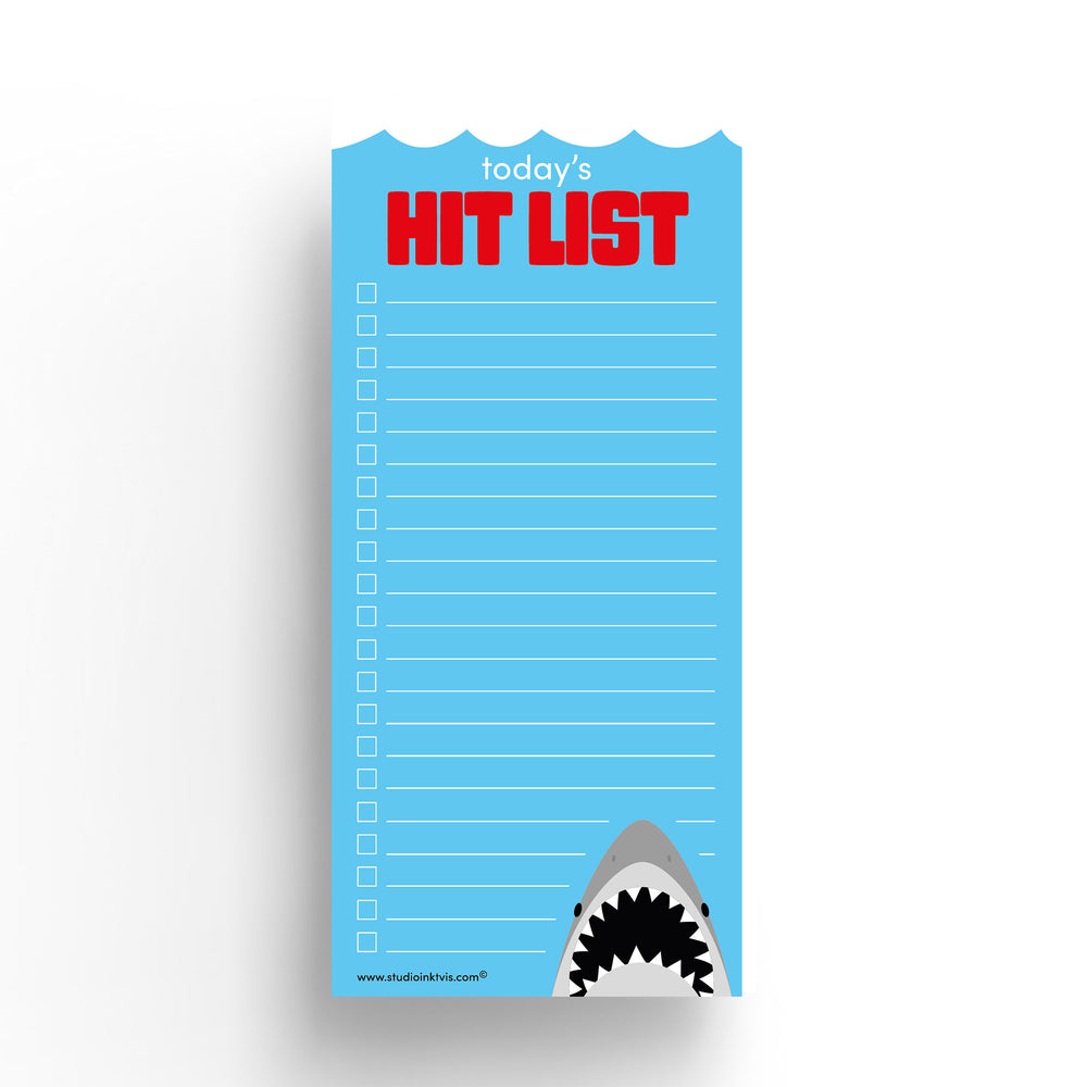 To do blok 10×21 cm Hit list shark