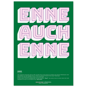 Enne Auch enne Groen - levendige hoge qualiteit print op extra zwaar, mat papier-Posters-Studio Inktvis-A2 (42 x 59.4 cm)-Studio Inktvis