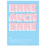 Enne Auch enne - levendige hoge qualiteit print op extra zwaar, mat papier-Posters-Studio Inktvis-50x70 cm-Studio Inktvis