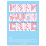 Enne Auch enne - levendige hoge qualiteit print op extra zwaar, mat papier-Posters-Studio Inktvis-A3 (29.7 x 42 cm)-Studio Inktvis