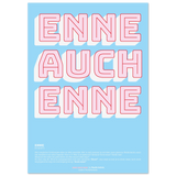Enne Auch enne - levendige hoge qualiteit print op extra zwaar, mat papier-Posters-Studio Inktvis-A4 (21 x 29.7 cm)-Studio Inktvis
