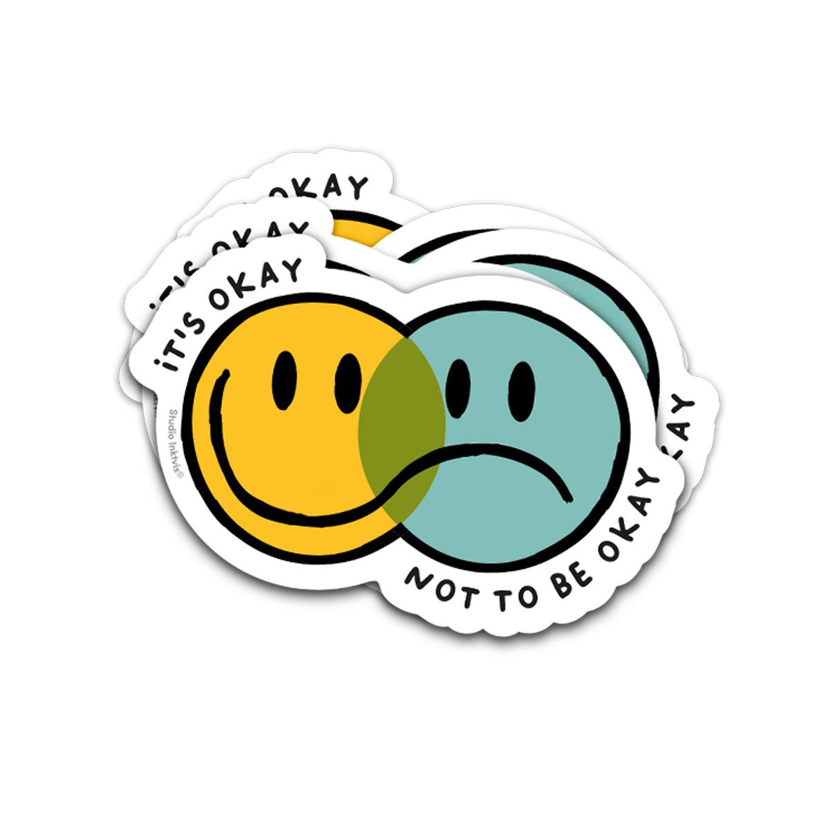 Dishwasher Safe Sticker It's okay not to be okay