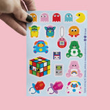 Jaren 80 en 90 stickervel-Stickers-Hip-Studio Inktvis