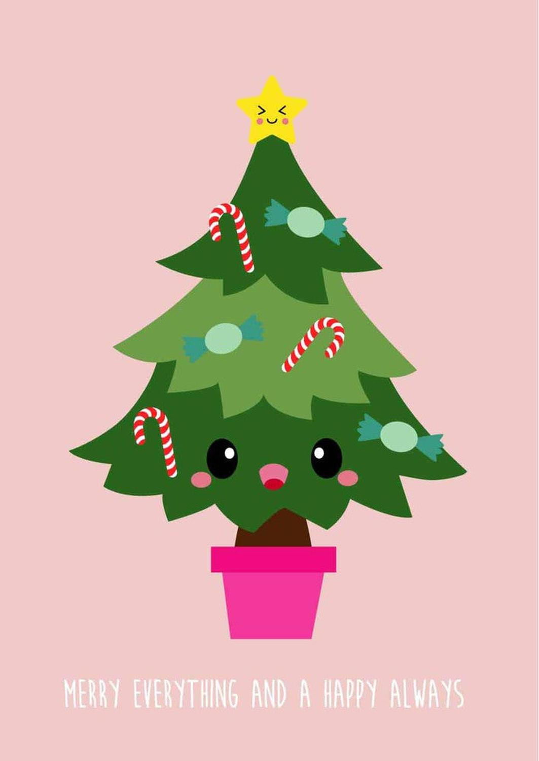 Kerstkaart kerstboom – Studio Inktvis, image size:1063x1500