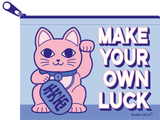 Mini portemonnee Maneki Neko Make your own luck van gerecycled plastic-Portemonnee-Fun-Studio Inktvis