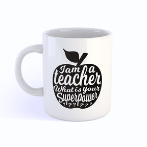 Mok I am a Teacher zwart-Studio Inktvis-Studio Inktvis