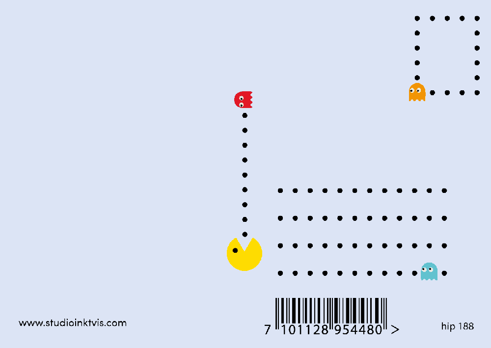 Pac man birthday 1 level up – Studio Inktvis