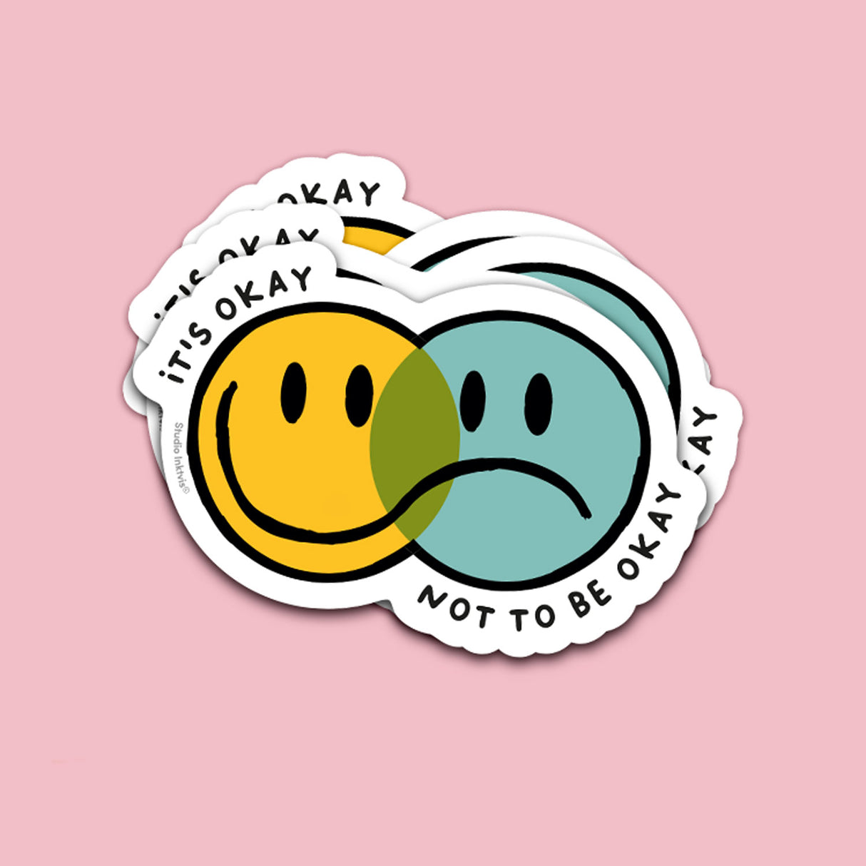 Dishwasher Safe Sticker It's okay not to be okay
