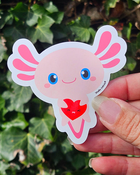 Sticker Axolotl-Stickers-Studio Inktvis-Studio Inktvis