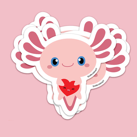 Sticker Axolotl-Stickers-Studio Inktvis-Studio Inktvis