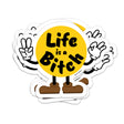 Sticker Life is a Bitch-Stickers-Txt-Studio Inktvis