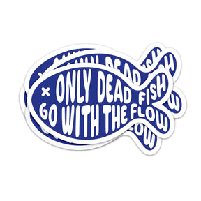 Sticker Only dead fish-Stickers-Studio Inktvis-Studio Inktvis
