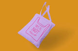 Tas This is not a plastic bag lila-Studio Inktvis-Studio Inktvis