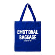 Tote tas Emotional baggage blauw-Studio Inktvis-Studio Inktvis